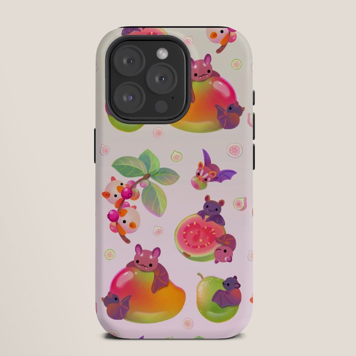 Fruit and bat - pastel iPhone Case Gallery Image 11