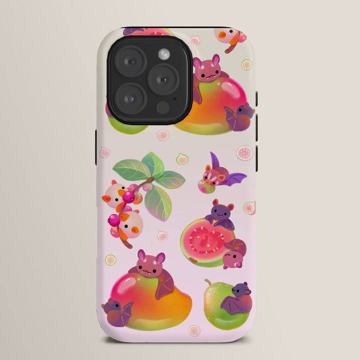 Fruit and bat - pastel iPhone Case Gallery Image 15