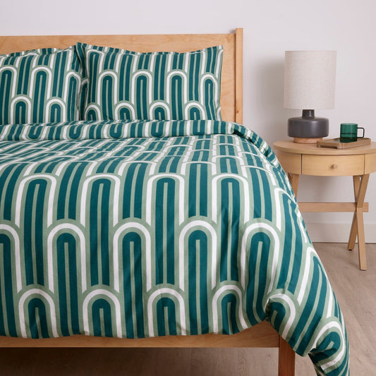 Bauhaus Brussels Brushed Cotton Duvet Cover Set