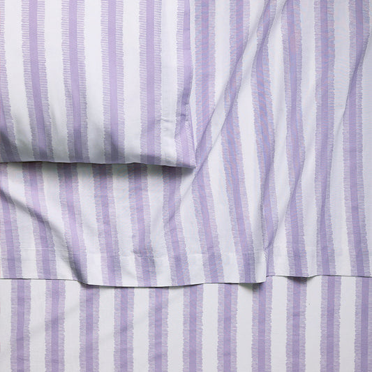 Feathered Stripes Brushed Cotton Sheet Set
