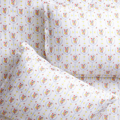 Sweet Posie Vignette Brushed Cotton Duvet Cover Set