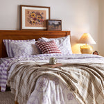 Woven Rings Brushed Cotton Duvet Cover Set
