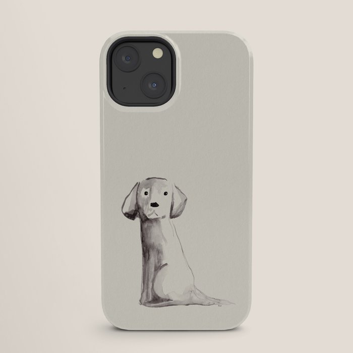 Little pup watercolor dog painting iPhone Case Gallery Image 25