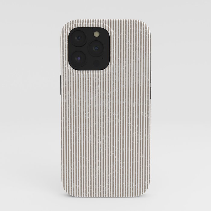 Cocoa Brown Tan Pinstripes iPhone Case Gallery Image 39
