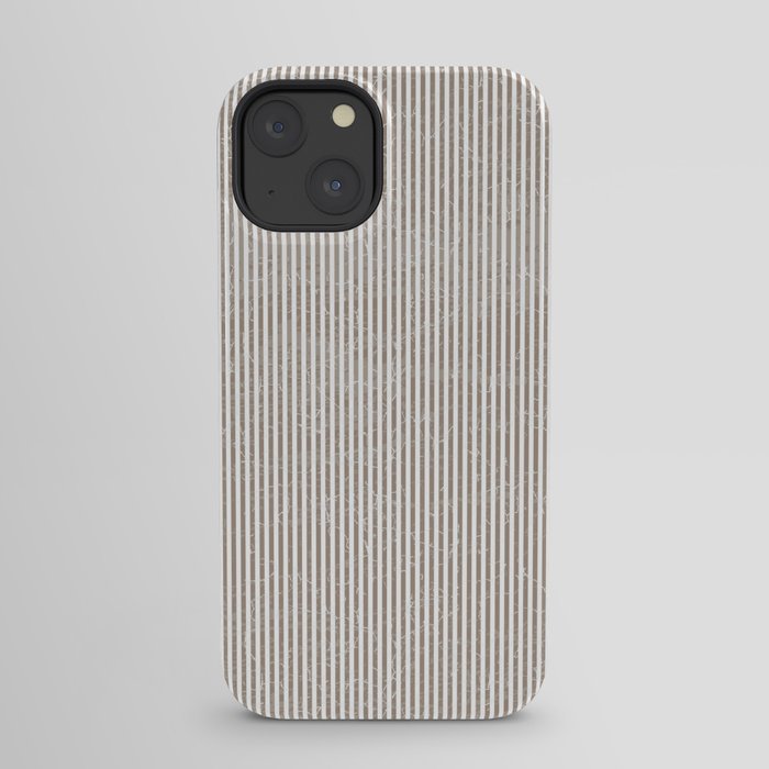 Cocoa Brown Tan Pinstripes iPhone Case Gallery Image 29