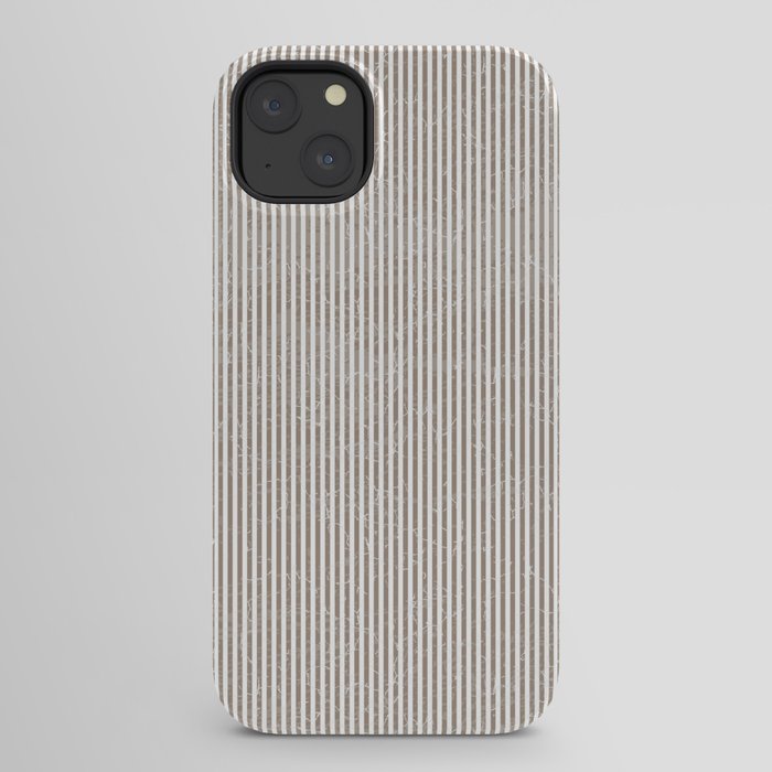 Cocoa Brown Tan Pinstripes iPhone Case Gallery Image 22