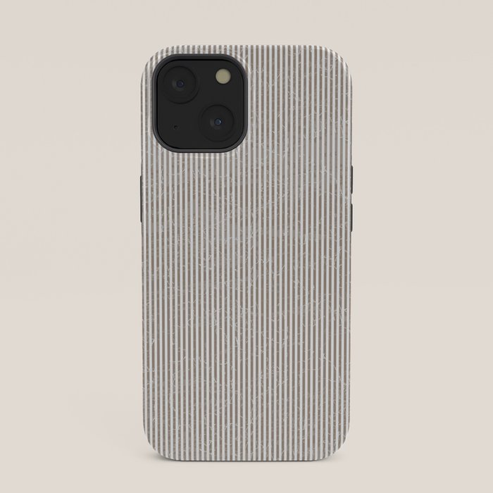 Cocoa Brown Tan Pinstripes iPhone Case Gallery Image 33