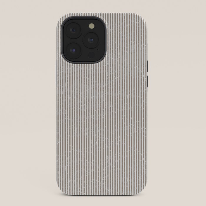 Cocoa Brown Tan Pinstripes iPhone Case Gallery Image 36