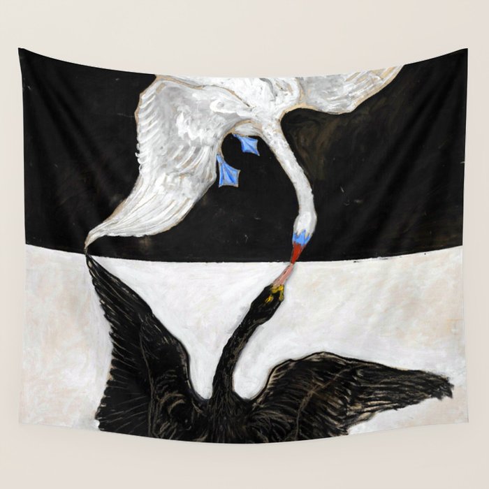 Hilma af Klint The Swan Wall Tapestry Gallery Image 2