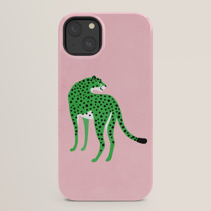 The Stare 2: Tropical Green Cheetah Edition iPhone Case Gallery Image 22