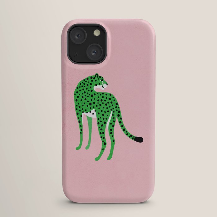 The Stare 2: Tropical Green Cheetah Edition iPhone Case Gallery Image 17