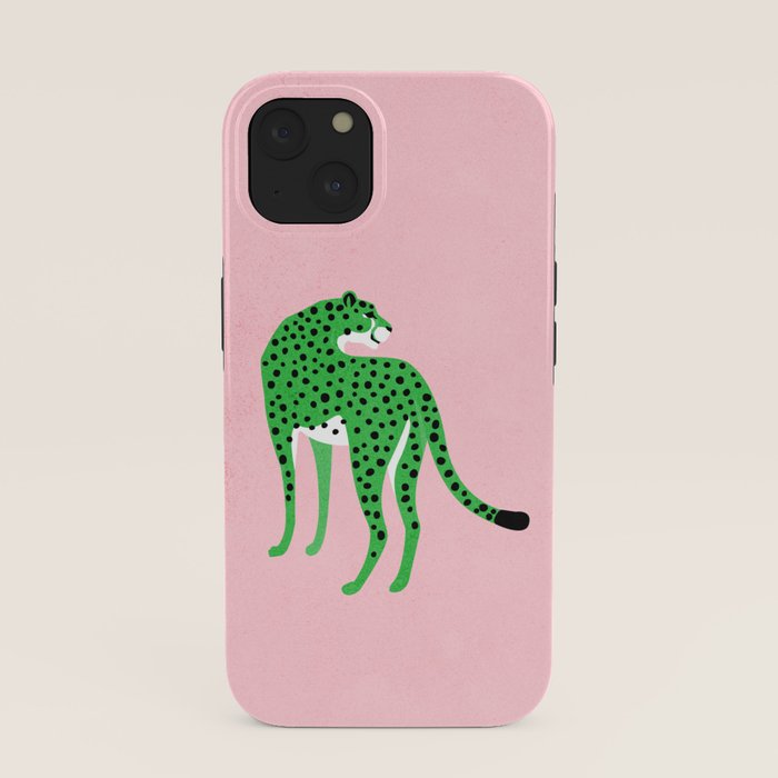 The Stare 2: Tropical Green Cheetah Edition iPhone Case Gallery Image 37