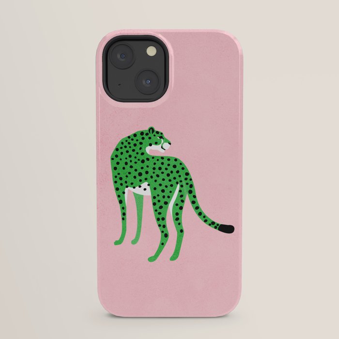 The Stare 2: Tropical Green Cheetah Edition iPhone Case Gallery Image 29