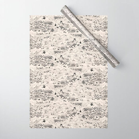 Dragons of the Magic Land Wrapping Paper Gallery Image 1