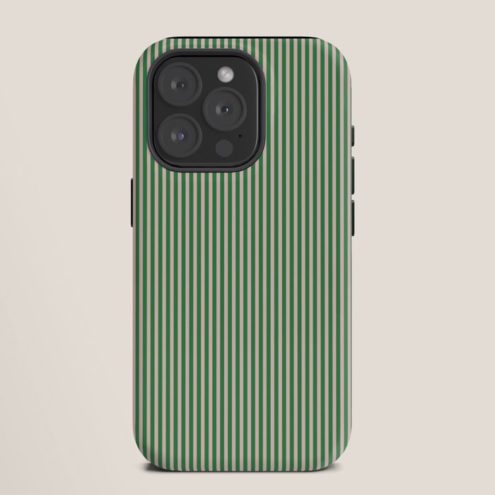 Narrow Stripes Green and Pink Vertical Pattern iPhone Case Gallery Image 11