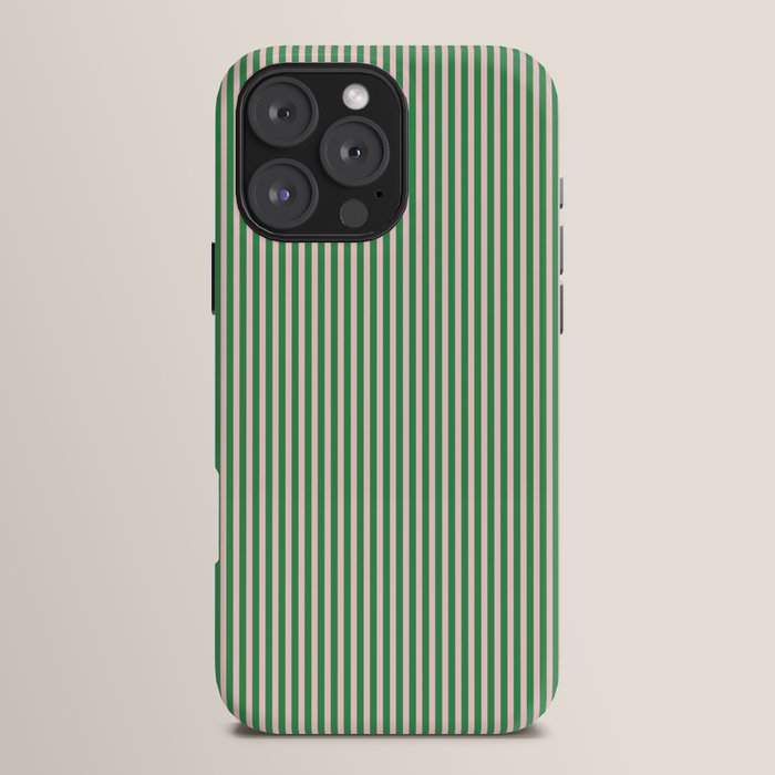 Narrow Stripes Green and Pink Vertical Pattern iPhone Case Gallery Image 16