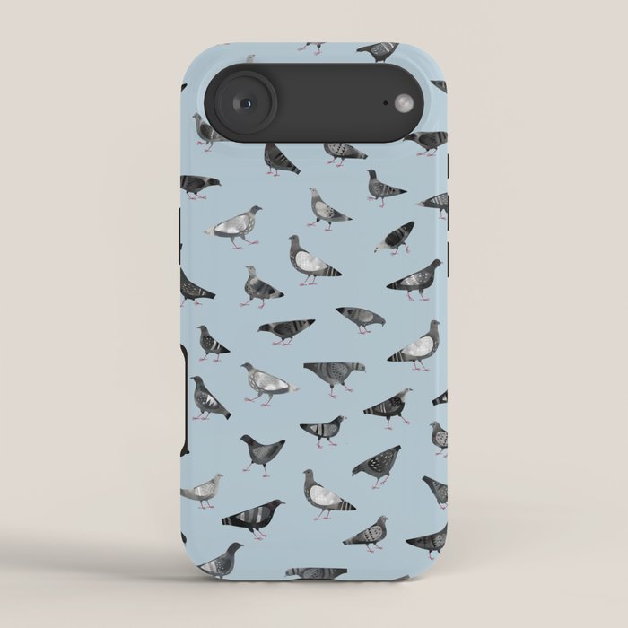 Pigeons Doing Pigeon Things iPhone Case Gallery Image 2