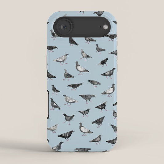 Pigeons Doing Pigeon Things iPhone Case Gallery Image 2