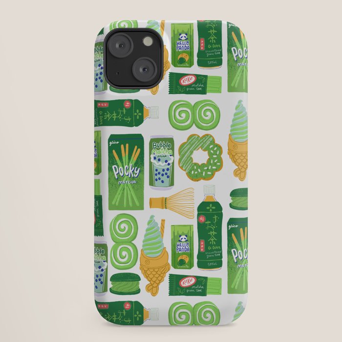 Matcha Green Tea Snacks iPhone Case Gallery Image 18