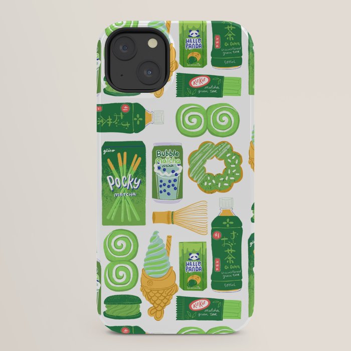 Matcha Green Tea Snacks iPhone Case Gallery Image 22