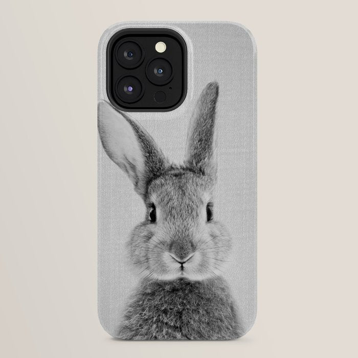Rabbit - Black & White iPhone Case Gallery Image 32