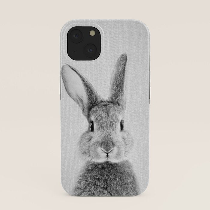 Rabbit - Black & White iPhone Case Gallery Image 37