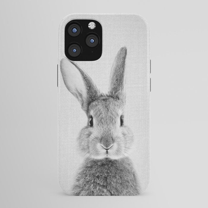 Rabbit - Black & White iPhone Case Gallery Image 43