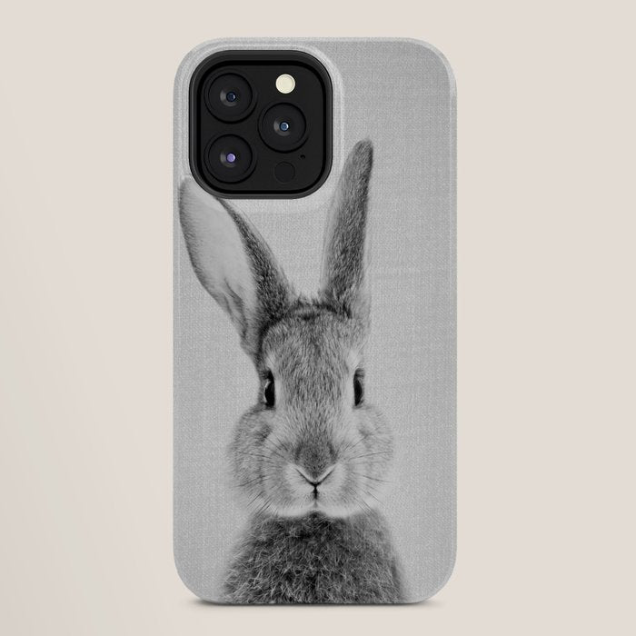 Rabbit - Black & White iPhone Case Gallery Image 28