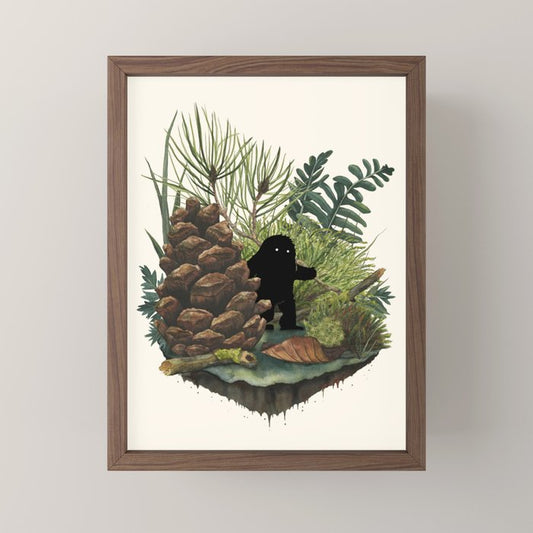 Tiny Sasquatch Mini Art Print Gallery Image 2