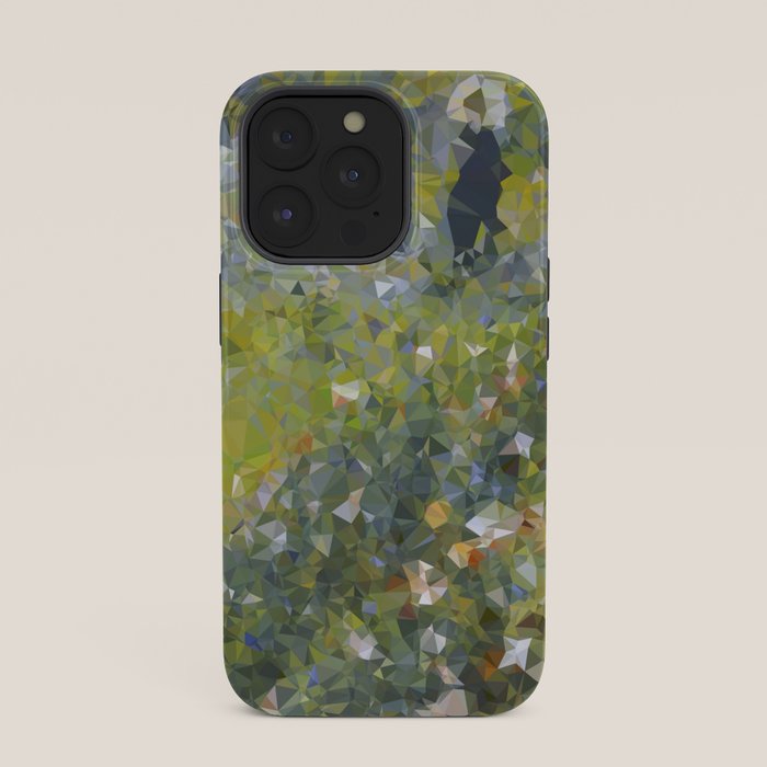 Monet Garden Low Poly Nature Art iPhone Case Gallery Image 35