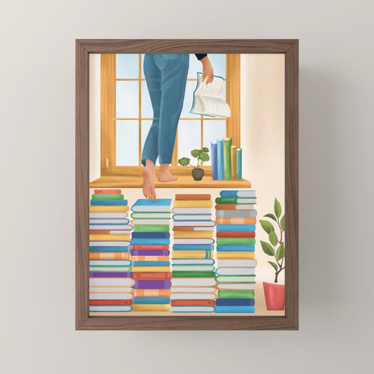 Books 2 Mini Art Print Gallery Image 2