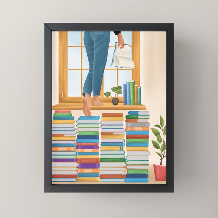 Books 2 Mini Art Print Gallery Image 3