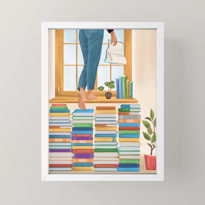 Books 2 Mini Art Print Gallery Image 4