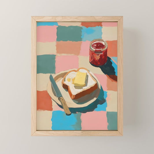 Morning Toast Mini Art Print Gallery Image 1
