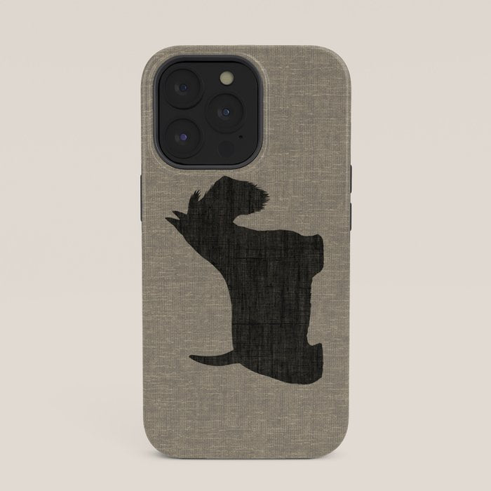 Scottish Terrier | Black Scottie Dog Silhouette iPhone Case Gallery Image 35