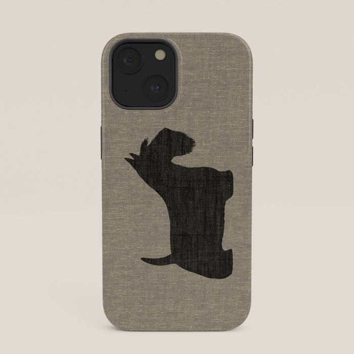 Scottish Terrier | Black Scottie Dog Silhouette iPhone Case Gallery Image 33