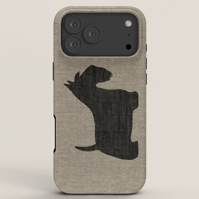 Scottish Terrier | Black Scottie Dog Silhouette iPhone Case Gallery Image 8
