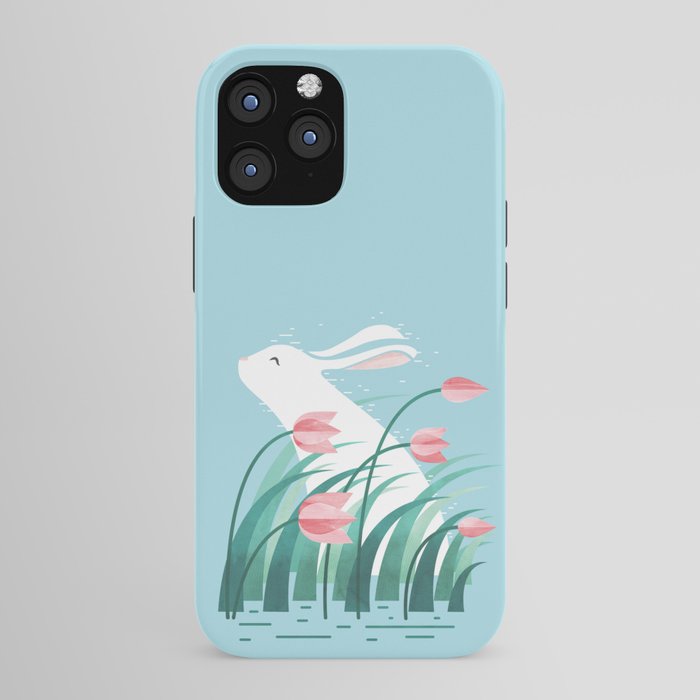 Rabbit Resting, Sky Blue Version iPhone Case Gallery Image 43