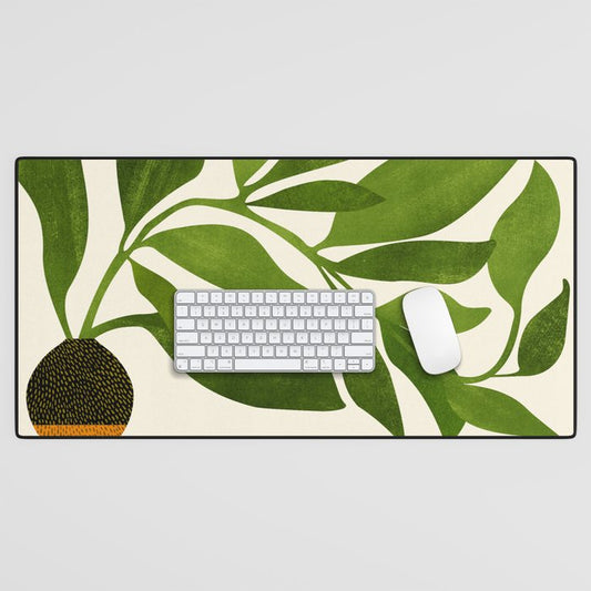 The Wanderer - House Plant Illustration Desk Mat Gallery Image 1