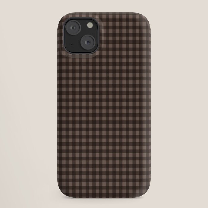Gingham Plaid Pattern - Earthy Brown iPhone Case Gallery Image 18