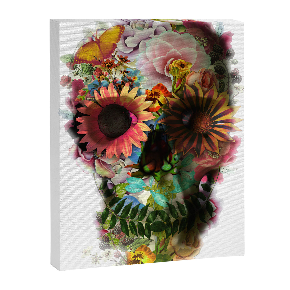 Skull 2 R Canvas Print Gallery Image 8