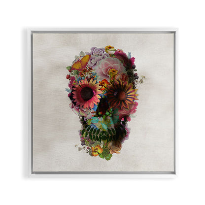 Skull 2 R Framed Canvas Print Gallery Image 29