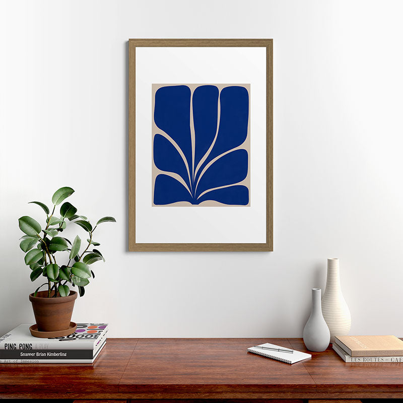 Seven Leaf Plant - 3/3 Framed Art Print Gallery Image 56