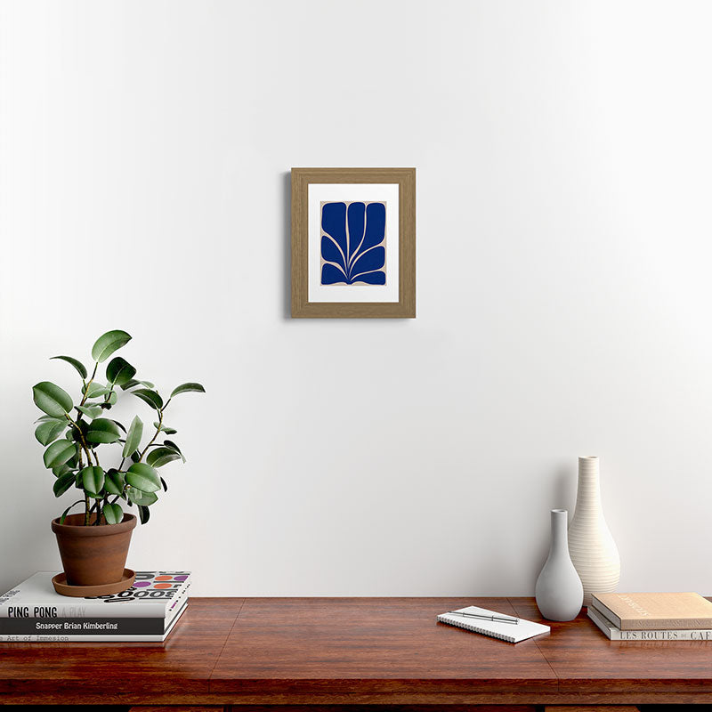 Seven Leaf Plant - 3/3 Framed Art Print Gallery Image 51