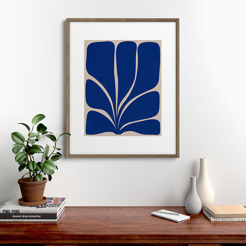 Seven Leaf Plant - 3/3 Framed Art Print Gallery Image 19