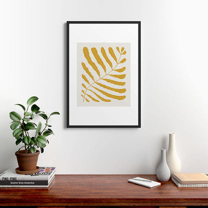 Yellow Plant Framed Art Print Gallery Image 8