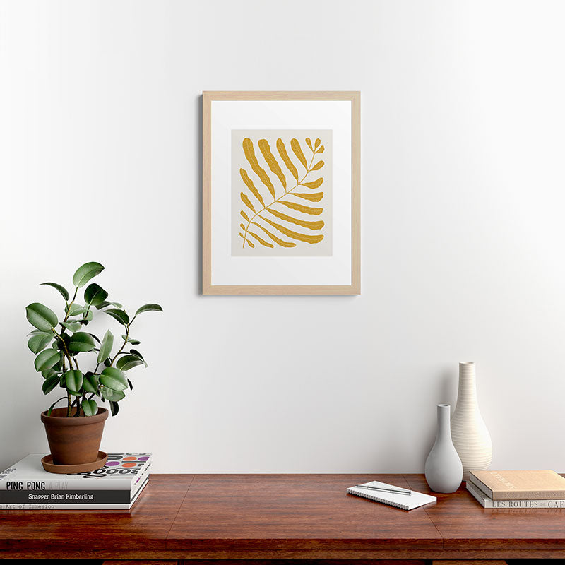 Yellow Plant Framed Art Print Gallery Image 64