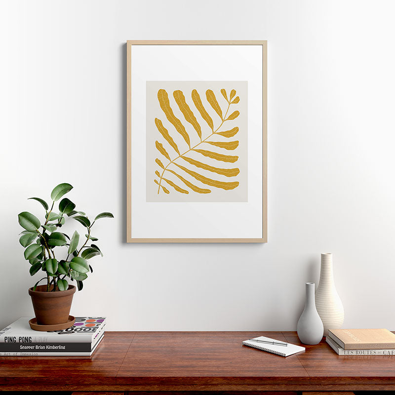Yellow Plant Framed Art Print Gallery Image 28