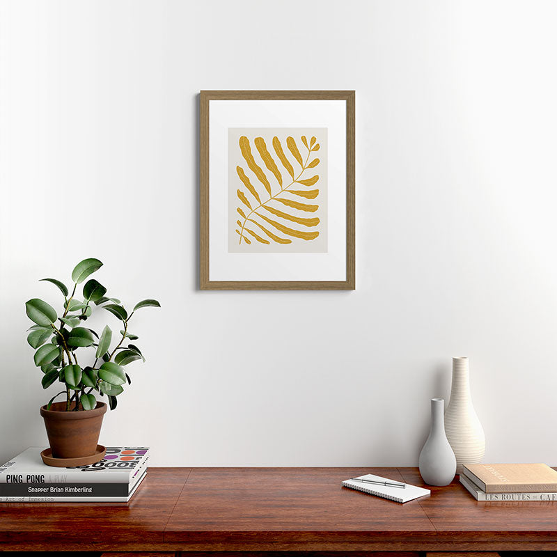 Yellow Plant Framed Art Print Gallery Image 54