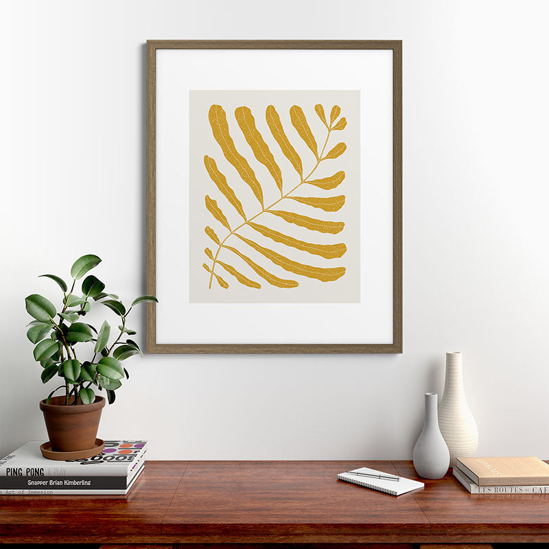 Yellow Plant Framed Art Print Gallery Image 58